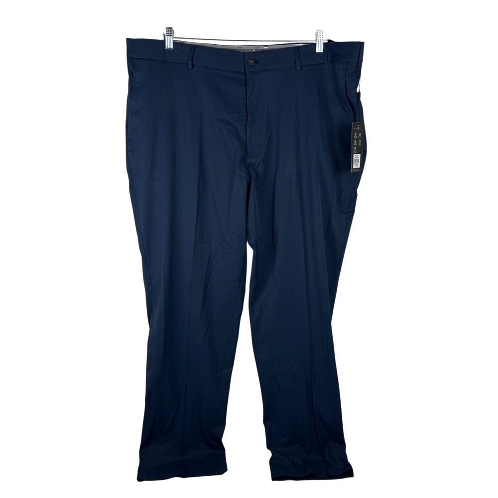 Walter‎ Hagen Mens 44x34 Golf Pants Navy Blue Straight Fit Perfect 11 Big & Tall